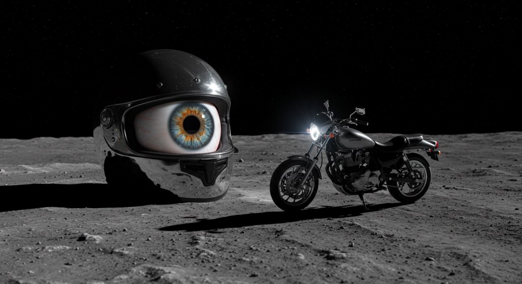 eyeballmoonhelmetcycle